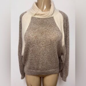 Bullocks Wiltshire Italy Vintage Two Tone Pullover Sweater Size M